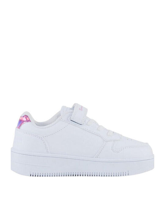 Champion Kids Sneakers with Scratch White