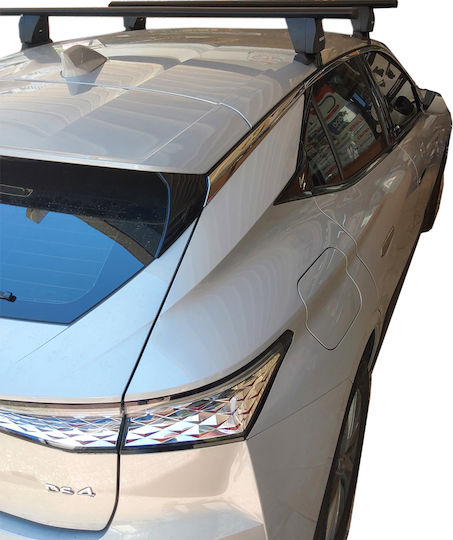 Menabo Μπάρες Οροφής Αλουμινίου για Citroen DS / DS4 2021+ (Σετ με πόδια) Μαύρες