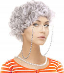 Carnival Wig Curly Gray