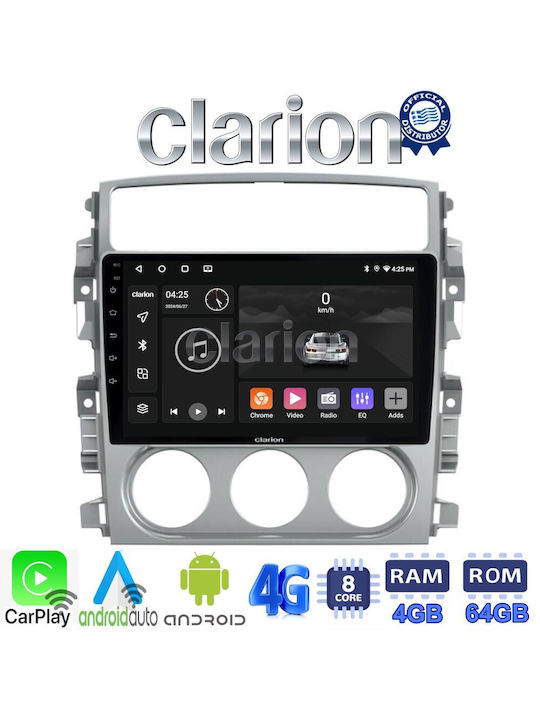 Clarion Ηχοσύστημα Αυτοκινήτου για Suzuki Liana 2001>2008 (Bluetooth/USB/WiFi/GPS/Apple-Carplay/Android-Auto) με Οθόνη Αφής 9"