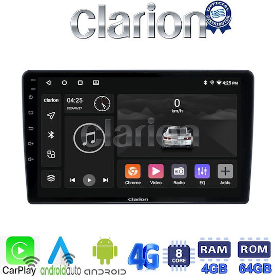 Clarion Ηχοσύστημα Αυτοκινήτου για Hyundai H-1 2010 > 2018 (Bluetooth/USB/WiFi/GPS/Apple-Carplay/Android-Auto) με Οθόνη Αφής 9"