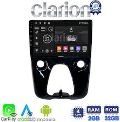 Clarion Ηχοσύστημα Αυτοκινήτου για Toyota Aygo Citroen C1 (Bluetooth/USB/WiFi/GPS/Android-Auto)