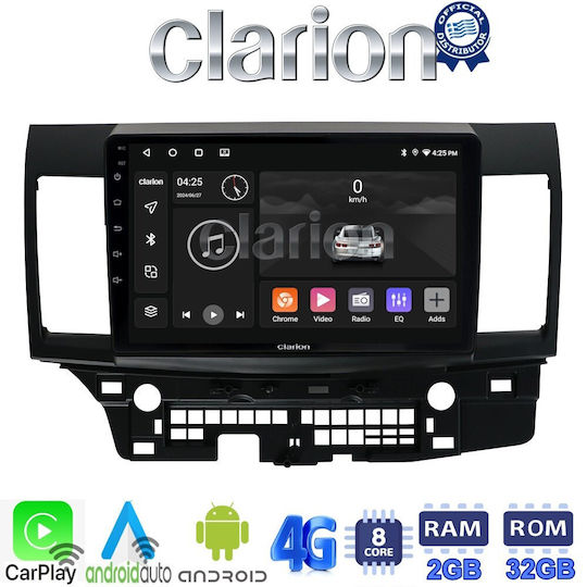 Ηχοσύστημα Αυτοκινήτου για Mitsubishi Lancer 2008> (Bluetooth/USB/WiFi/GPS/Apple-Carplay/Android-Auto) με Οθόνη Αφής 9"