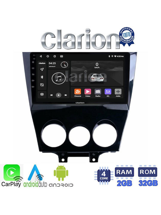 Clarion Ηχοσύστημα Αυτοκινήτου για Mazda RX-8 2001>2008 (Bluetooth/USB/WiFi/GPS/Apple-Carplay/Android-Auto)