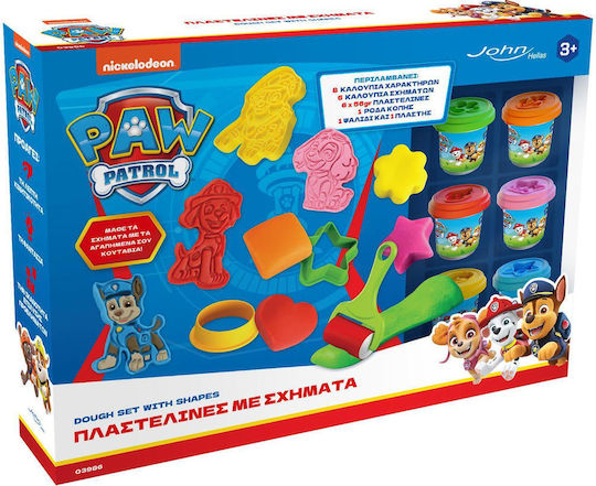 John Πλαστελίνη - Παιχνίδι Paw Patrol για 3+ Ετών, 6τμχ