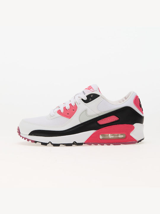 Nike Air Max 90 Sneakers White Light Silver aster Pink black DH8010 105 Skroutz.gr