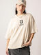 T-shirt Μπεζ