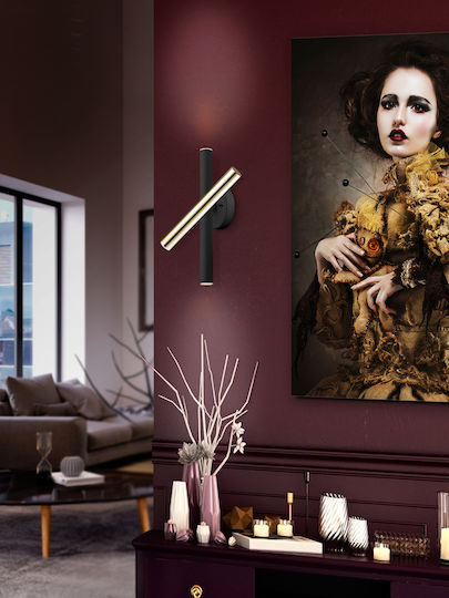 Varas Lamp Wall with Integrated LED Gold 11cm