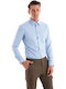 Hank Long-sleeved Shirt Light Pastel Blue