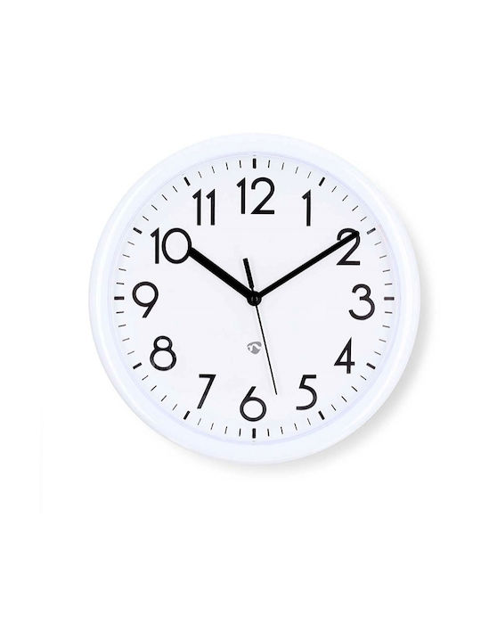 Nedis Wall Clock White