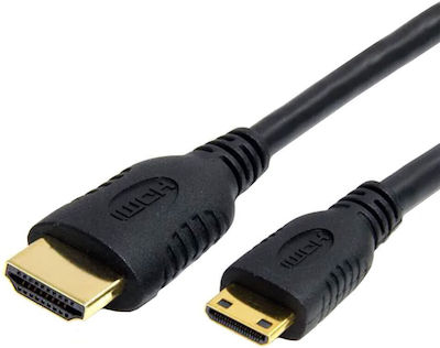 Caruba Cable HDMI male - mini HDMI male 5m Black