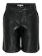 Only Women's Bermuda Shorts Leather Black