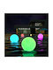 Outdoor Floor Lamp Globe LED RGB IP68 White