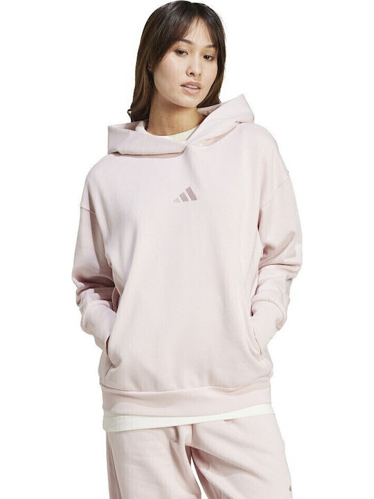 adidas Women's Sweatshirt Hooded Pink