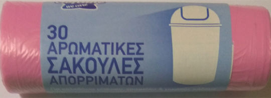 Softline Fresher Αρωματικές Σακούλες Απορριμάτων 50x50cm 30τμχ Ροζ