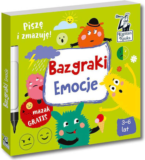 Kapitan Nauka Боядисване Doodle Emotions за Деца 3+ години+ Години