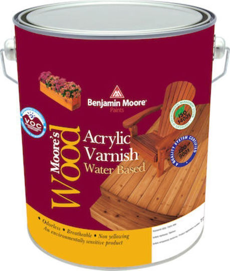 Benjamin Moore Moorwood Wasser Farblos Satin,σατεν 2.25Es