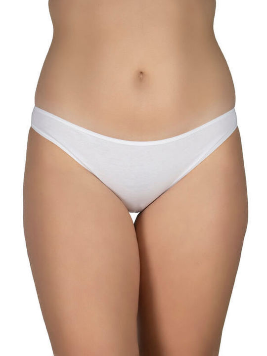 A.A UNDERWEAR Bikini Cotton Women's Slip White