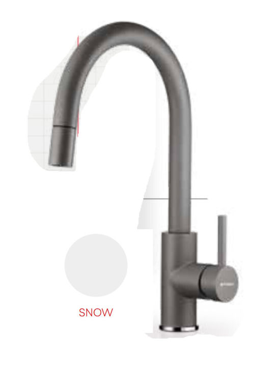 Pyramis Kitchen Faucet Counter Silver