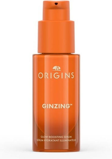 Origins GinZing Glow-Boosting Ενυδατικό Serum Προσώπου με Βιταμίνη C & AHA για Λάμψη & Αναζωογόνηση 30ml