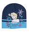 Frozen Kids Beanie Set with Scarf & Gloves Knitted Blue 3pcs