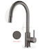 Pyramis Verismo Kitchen Counter Faucet with Pull-Out Spray Grey