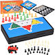 Jokomisiada Game Set 3in1 Holz-Schachfiguren Weiß 19.5cm