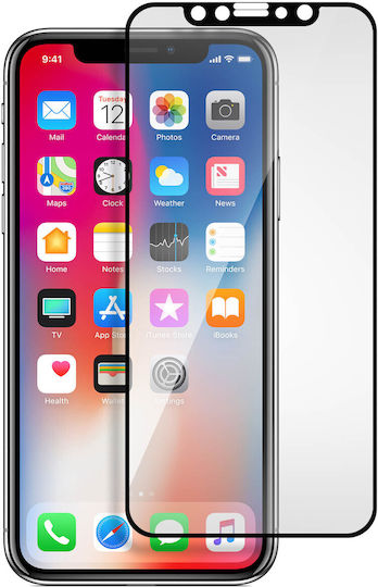 Akashi Iphone X Xs Tempered Glass Screen Protector Shockproof Black