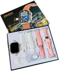 Z98 Smartwatch cu SIM (Pink - Set of 4 straps)