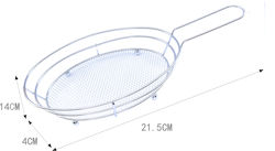 Tpster Deep Fry Basket Serving Basket Metallic with Dimensions 21.5x14x4cm 1pcs Tpster Deep Fry Basket Serving Basket Metallic with Dimensions 21.5x14x4cm 1pcs