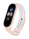 Beline Design Mi Band 7 6 5 Strap Pink-white