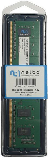 Nelbo 4GB DDR4 RAM mit Geschwindigkeit 2666 für Schreibtisch