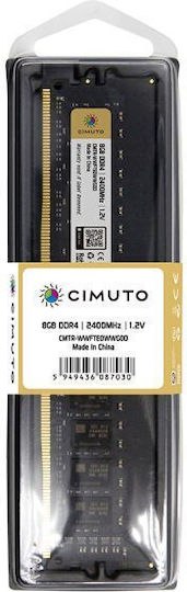 Cimuto DDR4 με Module 1x8GB και Ταχύτητα 2400 για Desktop