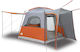vidaXL Camping Tent Gray for 4 People 410x357x2...