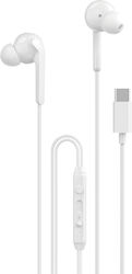 Dudao X3c+ In-ear Handsfree Headphones with Connector USB-C White