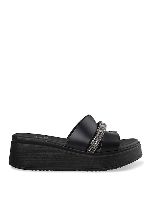 Tsouderos Shoes Platforme dama Negre