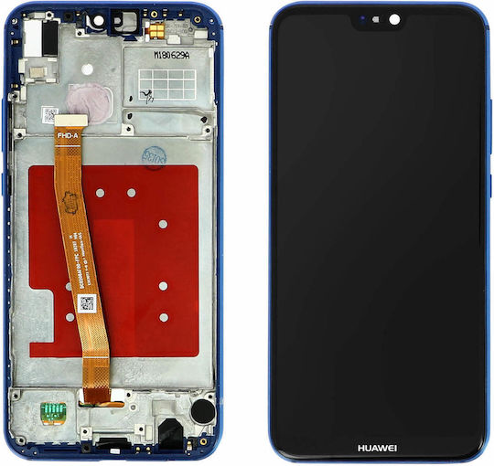 Block Ersatz-LCD-Touchscreen-Digitalisierer Huawei P20 Lite Blau