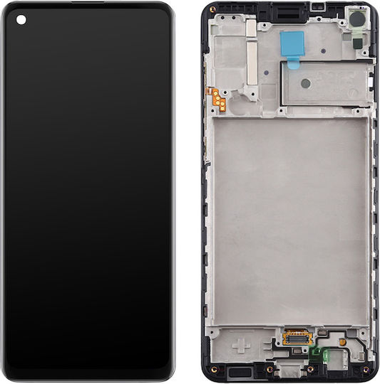 Complete Block Samsung Galaxy A21s Lcd Screen Replacement Touchscreen Black