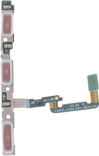 Relife Power + Volume Flex Cable for Galaxy S23 Fe Compatible Spare Part Black