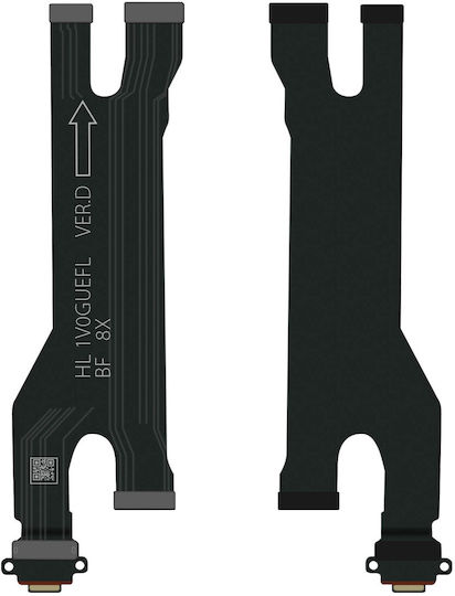 Huawei P30 Pro Usb Type C Charging Port Ribbon Cable Black