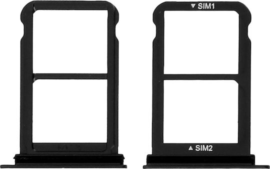 2x Nano-sim Card Tray Replacement Part Huawei P20 – Black