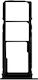 Sim Card Drawer Honor 7c 2x Replacement Nano Sim Slot Micro Sd Card Black