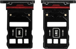 Tavă înlocuire adaptor cartela SIM Huawei Mate 20 Pro negru Tavă înlocuire adaptor cartela SIM Huawei Mate 20 Pro negru