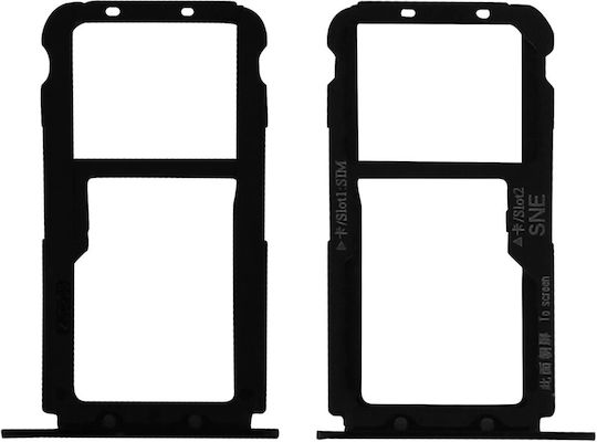 Huawei Mate 20 Lite SIM-Kartenfach Schwarz Ersatzadapter Schublade