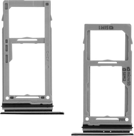 Nano-sim & Micro-sd Tray Replacement Part Samsung Galaxy S9 – Black