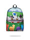 Space Junk Space Schulranzen Rucksack Grundschule Mehrfarbig mit Flaschenhalter