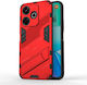 Punk Armor Back Cover Σιλικόνης Κόκκινο (Redmi 13 / Poco M6 4G)