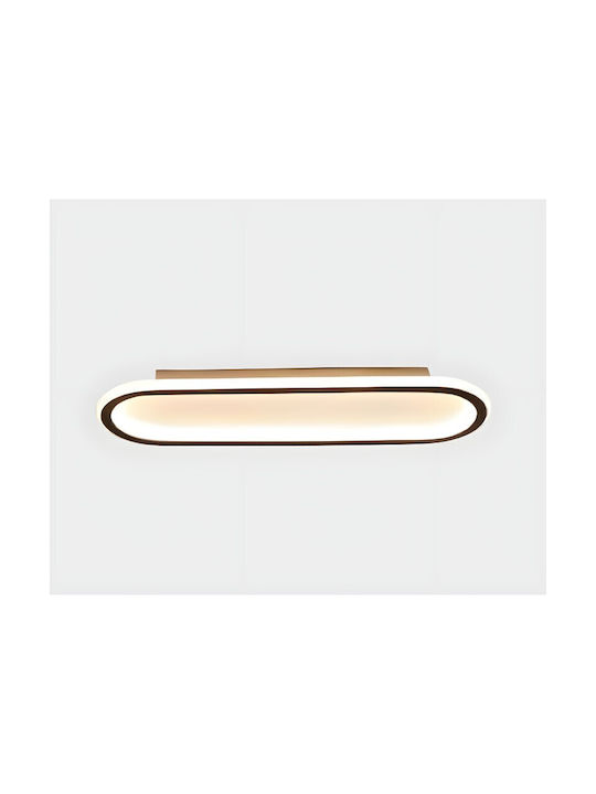 Home Lighting Deckenleuchte 60cm Schwarz mit Integrierter LED