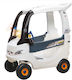 Little Tikes Космическо Количка Езда На с Ръкохватка За Родител За 12+ Месеца Бяла