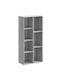 Bookcase Grey Sonoma 50x25x105cm